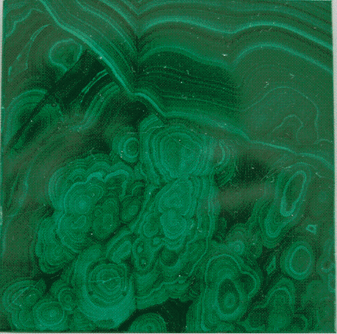 Malachite verde, Malaquita verde. Gem Stone