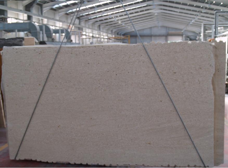Slabs rough of our exclusive caramel limestone