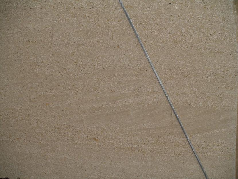 Particular picture of a caramel limestone slab